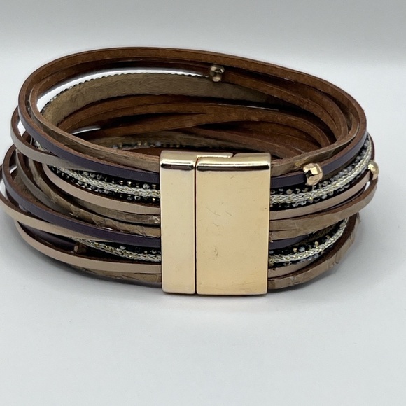 4 Magnetic leather bracelets - Picture 16 of 16
